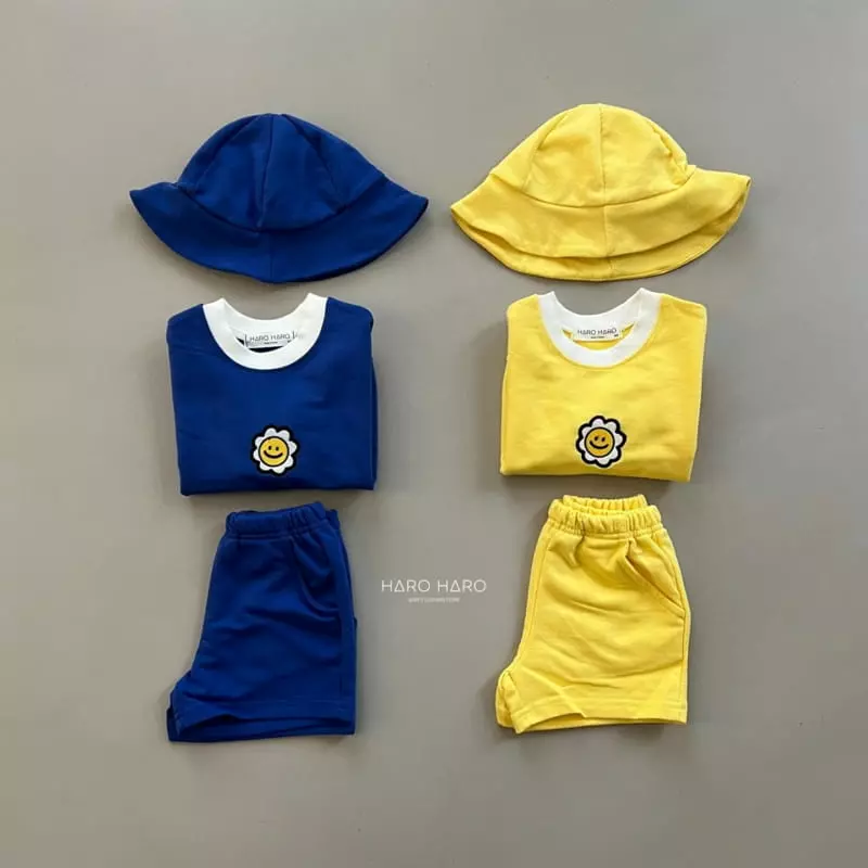 Haro Haro - Korean Children Fashion - #todddlerfashion - Sun Flower Top Bottom SEt - 8