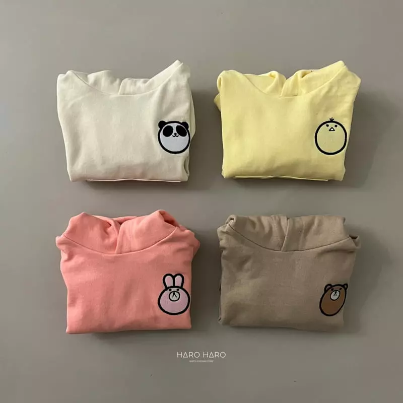 Haro Haro - Korean Children Fashion - #toddlerclothing - Zoo Hoody Tee - 2