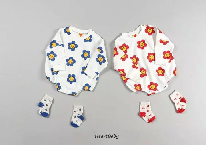 Heart Baby - Korean Baby Fashion - #babyboutiqueclothing - Daisy Bodysuit - 2