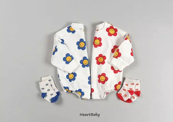 Heart Baby - Korean Baby Fashion - #babyfever - Daisy Bodysuit - 5