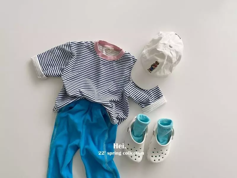 Hei - Korean Children Fashion - #Kfashion4kids - Color Stripes Tee - 2