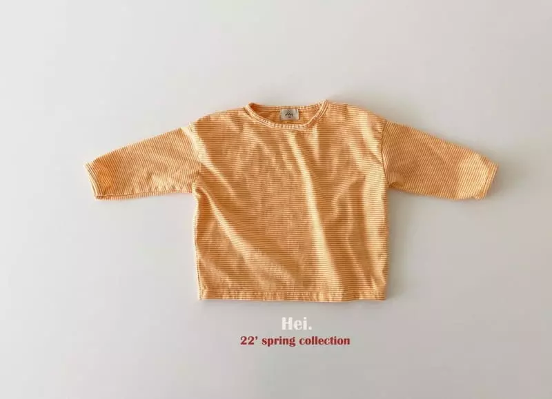 Hei - Korean Children Fashion - #Kfashion4kids - Stripes Piping Tee - 12