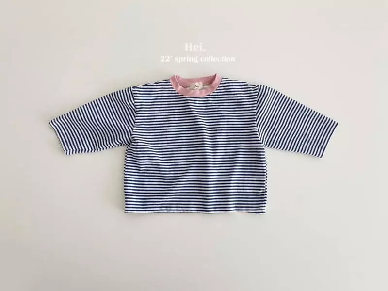 Hei - Korean Children Fashion - #childofig - Color Stripes Tee - 7