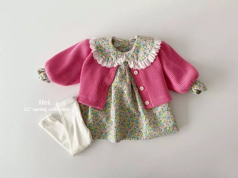 Hei - Korean Children Fashion - #childrensboutique - Collar Mini One-piece - 7