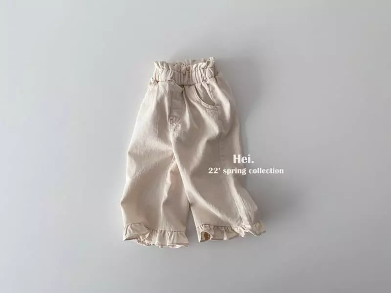 Hei - Korean Children Fashion - #childofig - Frill Pants - 4