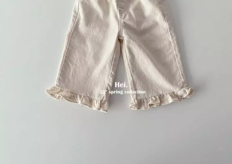 Hei - Korean Children Fashion - #designkidswear - Frill Pants - 5