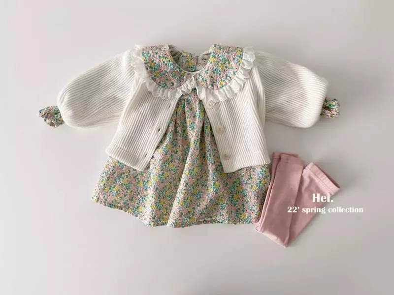 Hei - Korean Children Fashion - #discoveringself - Collar Mini One-piece - 9