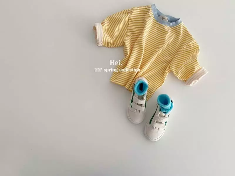 Hei - Korean Children Fashion - #discoveringself - Color Stripes Tee - 11