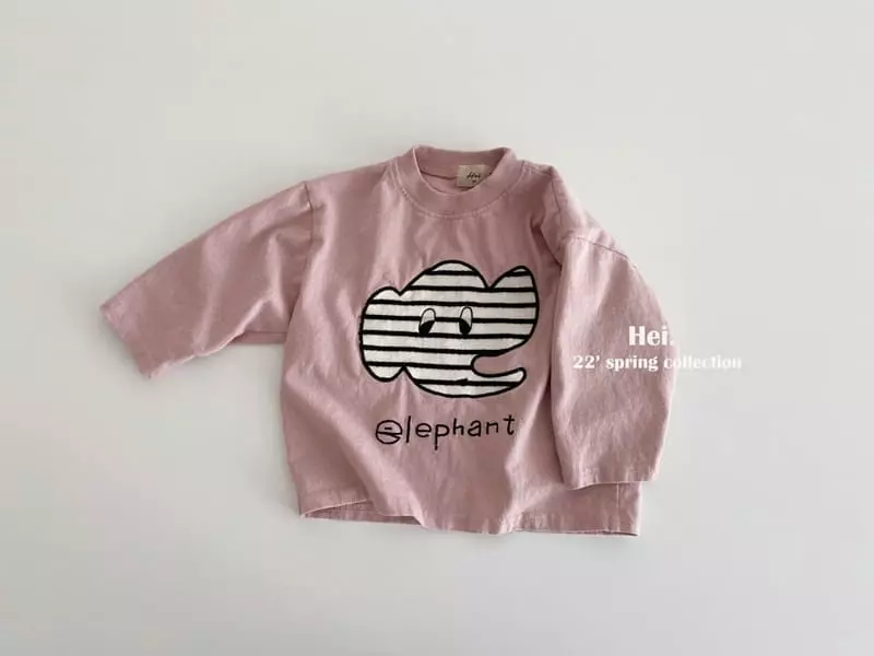 Hei - Korean Children Fashion - #discoveringself - Elephant Tee - 10