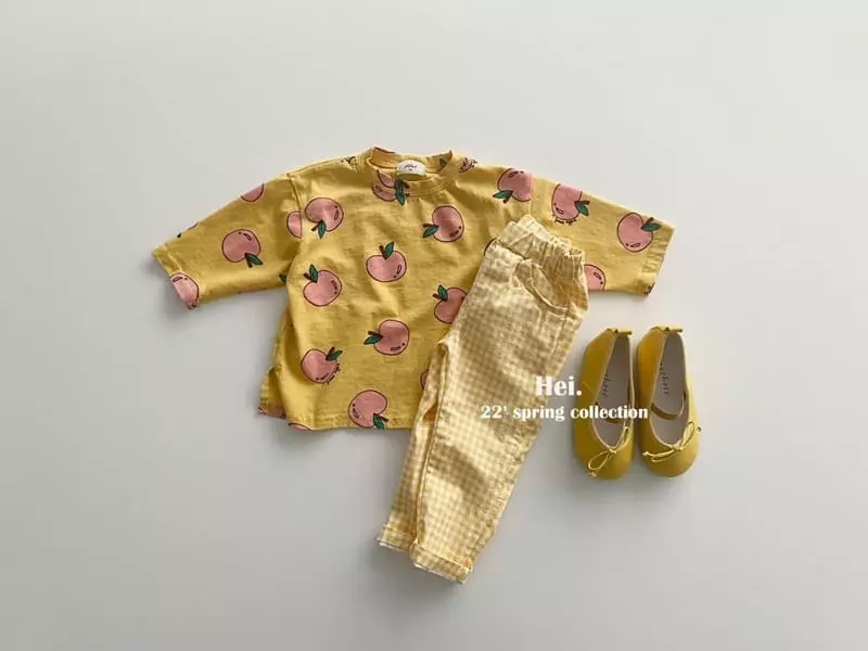 Hei - Korean Children Fashion - #fashionkids - Apple Tee - 2