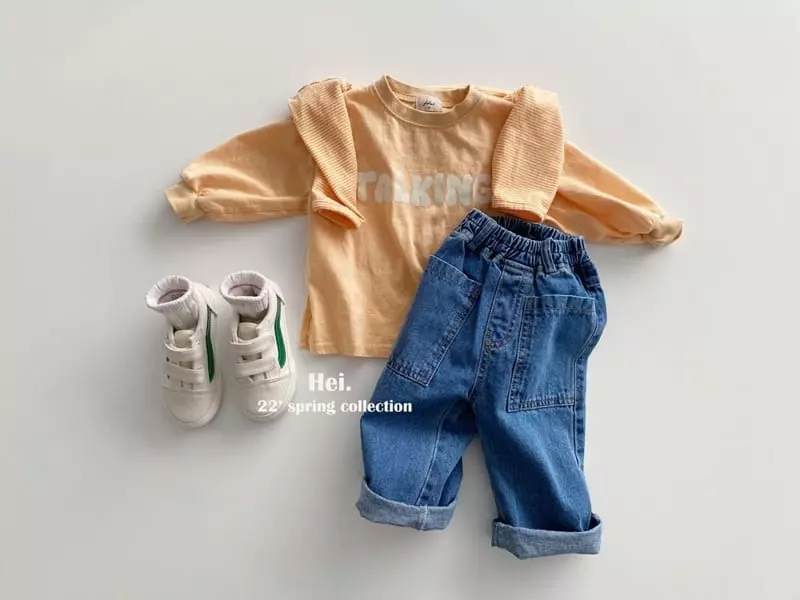 Hei - Korean Children Fashion - #fashionkids - Tomboy Jeans