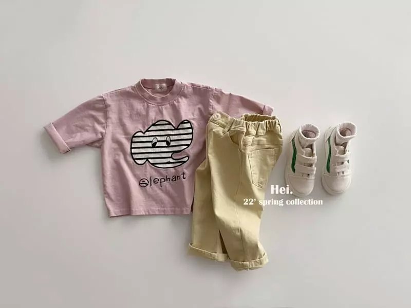 Hei - Korean Children Fashion - #fashionkids - Elephant Tee - 11