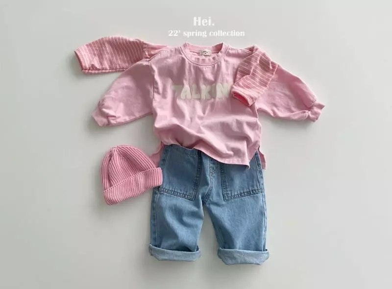 Hei - Korean Children Fashion - #kidsstore - Talking Tee - 2