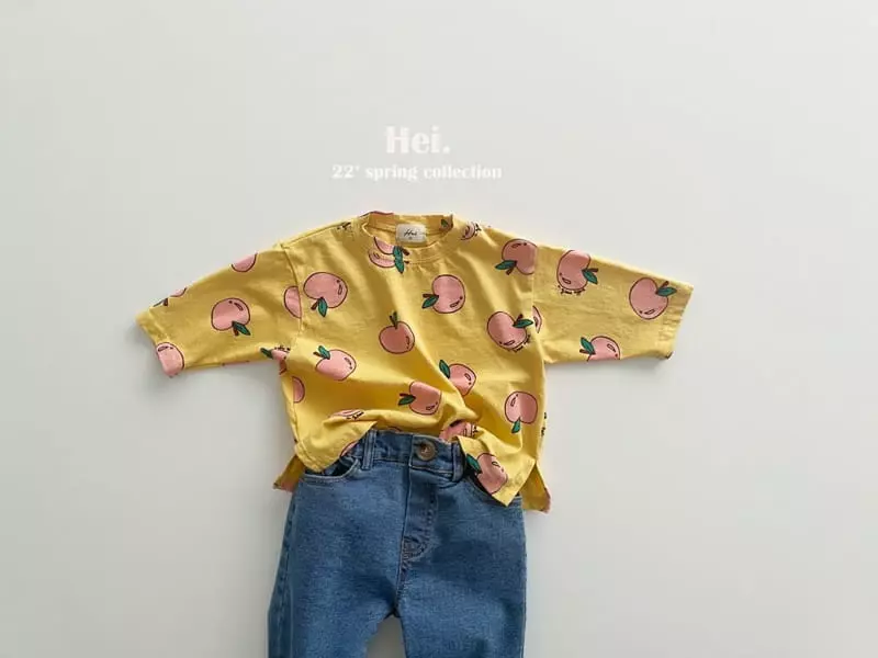 Hei - Korean Children Fashion - #kidzfashiontrend - Apple Tee - 5