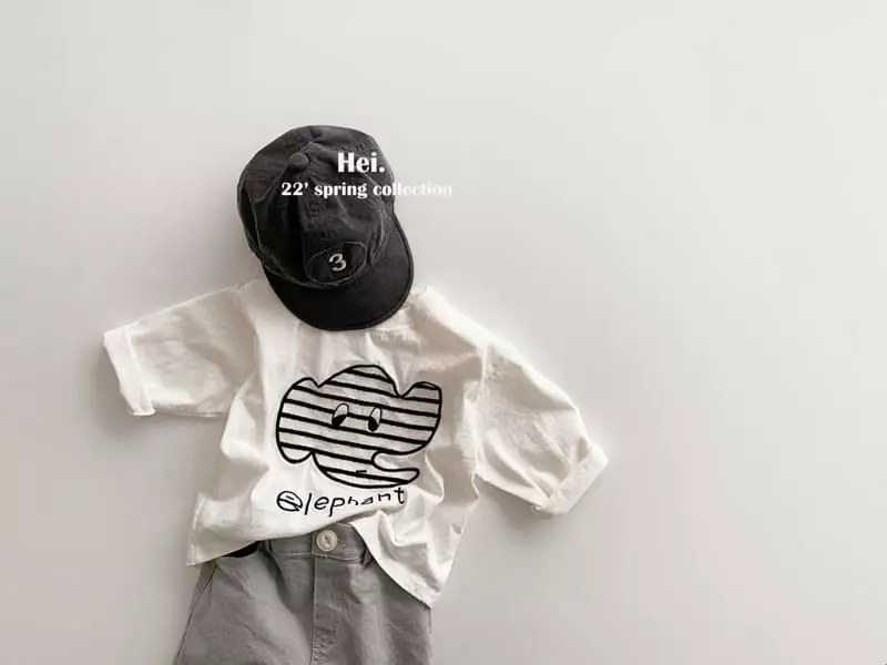 Hei - Korean Children Fashion - #littlefashionista - Elephant Tee - 2
