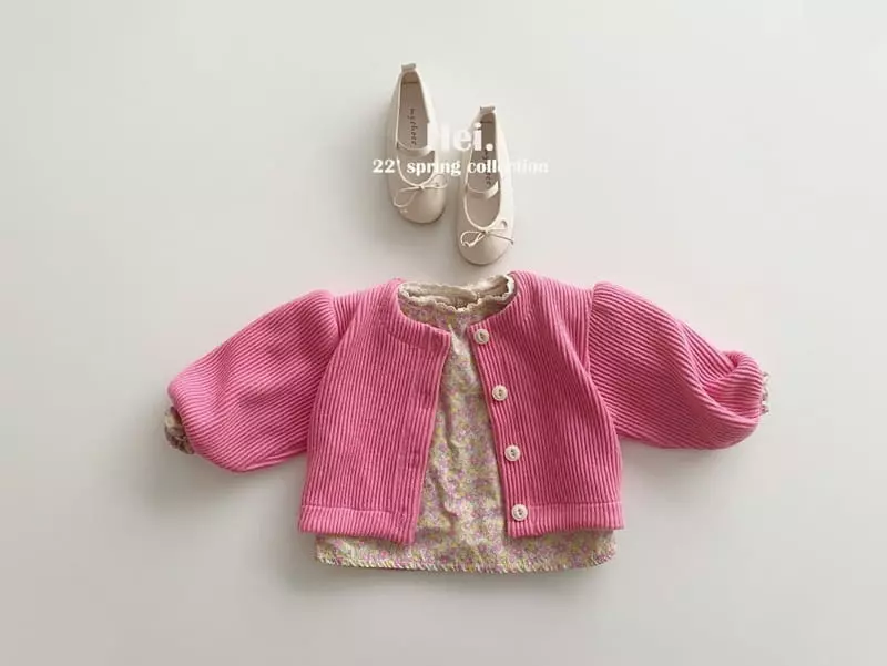 Hei - Korean Children Fashion - #magicofchildhood - Ribv Puff Cardigan - 3