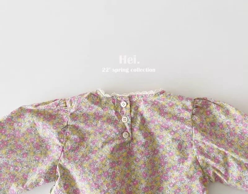 Hei - Korean Children Fashion - #magicofchildhood - Flower Blouse - 12