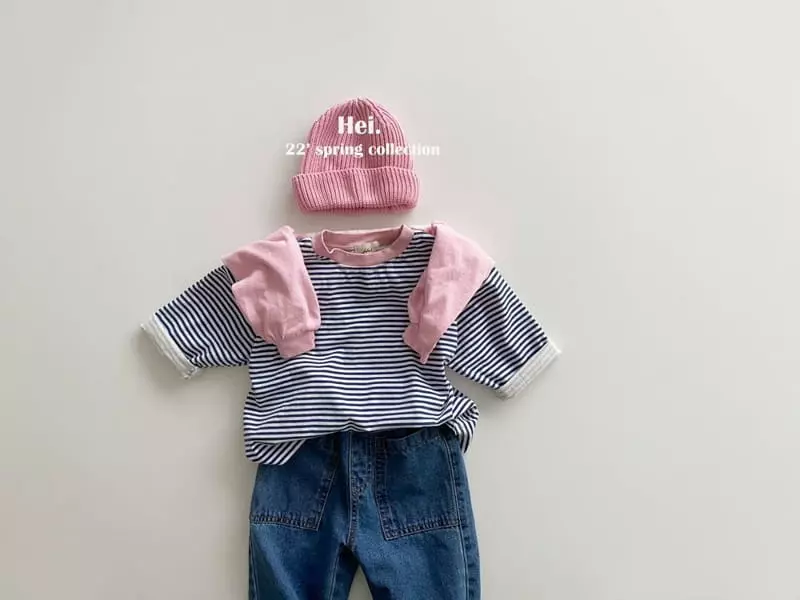 Hei - Korean Children Fashion - #minifashionista - Color Stripes Tee - 5