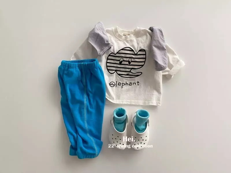 Hei - Korean Children Fashion - #magicofchildhood - Elephant Tee - 4