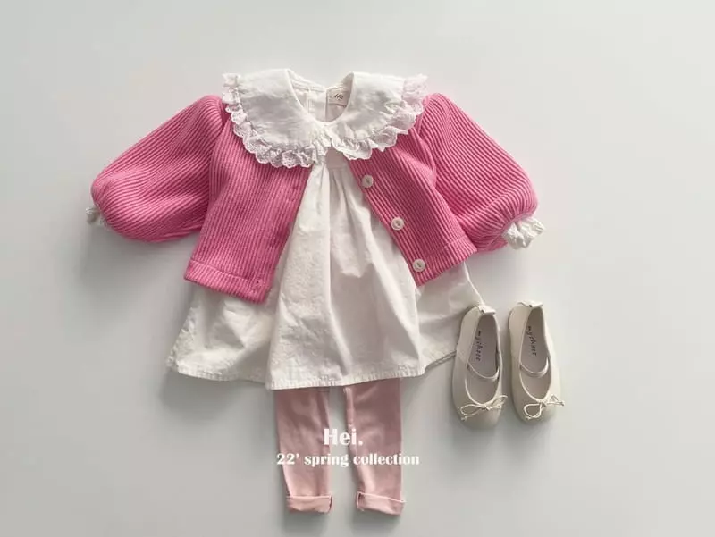 Hei - Korean Children Fashion - #stylishchildhood - Ribv Puff Cardigan - 8
