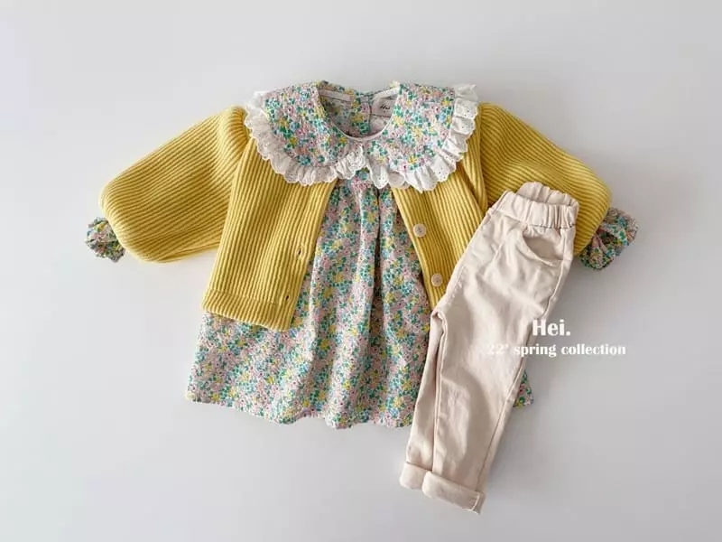 Hei - Korean Children Fashion - #stylishchildhood - Collar Mini One-piece - 5