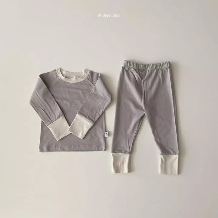 Here I Am - Korean Children Fashion - #childofig - Maren Modal Top Bottom Set - 8
