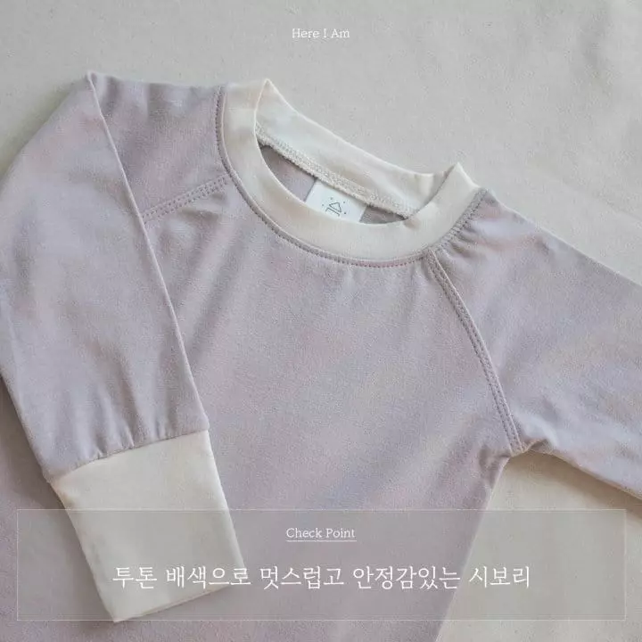 Here I Am - Korean Children Fashion - #magicofchildhood - Maren Modal Top Bottom Set - 2