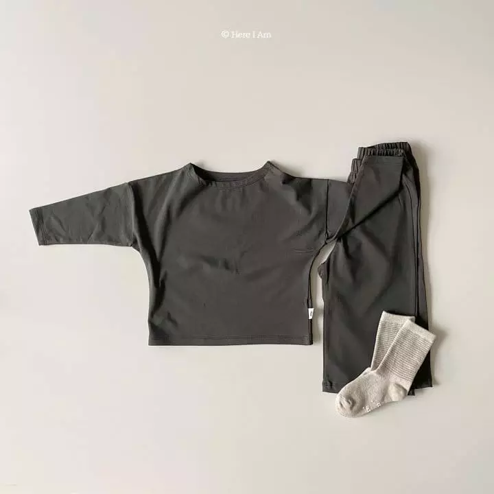 Here I Am - Korean Children Fashion - #prettylittlegirls - Clodin Modal Top Bottom Set - 5