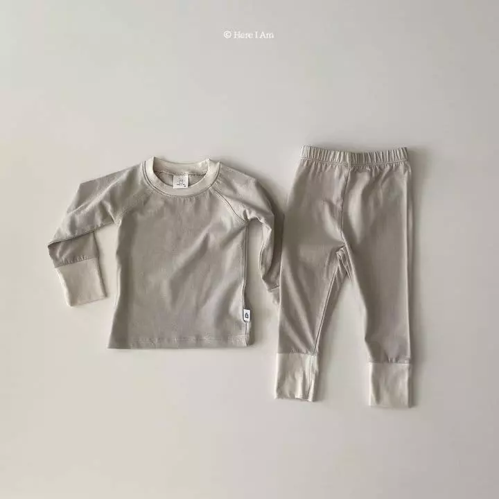 Here I Am - Korean Children Fashion - #minifashionista - Maren Modal Top Bottom Set - 4