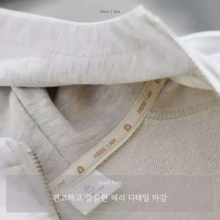 Here I Am - Korean Children Fashion - #prettylittlegirls - Stead Hoody Zip-up - 3