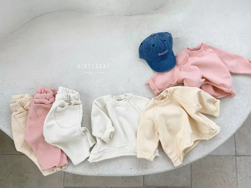 Hi Byebebe - Korean Baby Fashion - #babyboutique - Crayon Top Bottom Set - 6