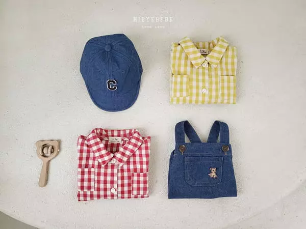 Hi Byebebe - Korean Baby Fashion - #babyboutique - Check Shirt - 8