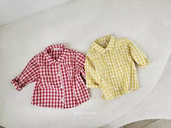 Hi Byebebe - Korean Baby Fashion - #babyclothing - Check Shirt - 11