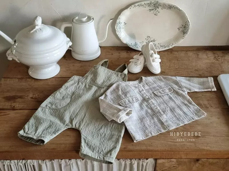 Hi Byebebe - Korean Baby Fashion - #babylifestyle - Check Shirt
