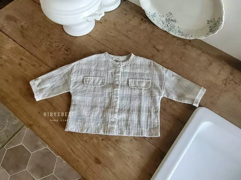 Hi Byebebe - Korean Baby Fashion - #babyoninstagram - Check Shirt - 2