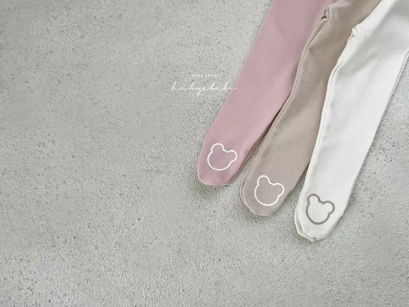 Hi Byebebe - Korean Baby Fashion - #babyoninstagram - Bear Foot Leggings - 3