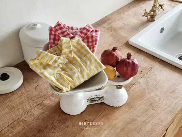 Hi Byebebe - Korean Baby Fashion - #babyoninstagram - Check Shirt