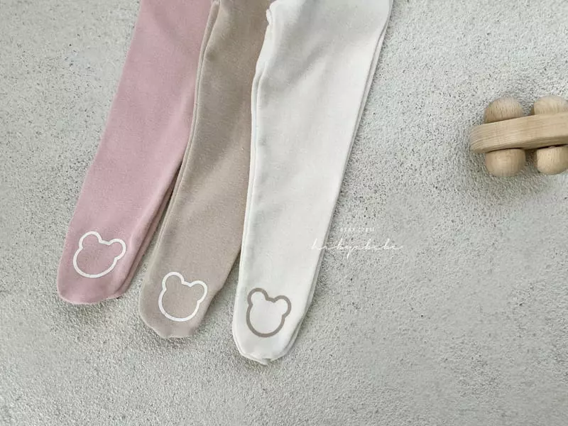 Hi Byebebe - Korean Baby Fashion - #babyoninstagram - Bear Foot Leggings - 4