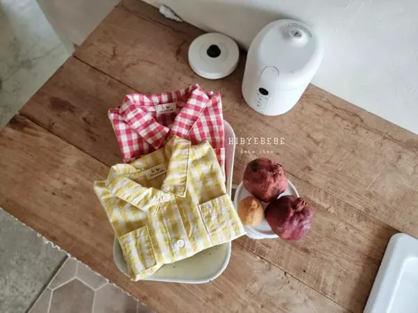 Hi Byebebe - Korean Baby Fashion - #babyoutfit - Check Shirt - 3
