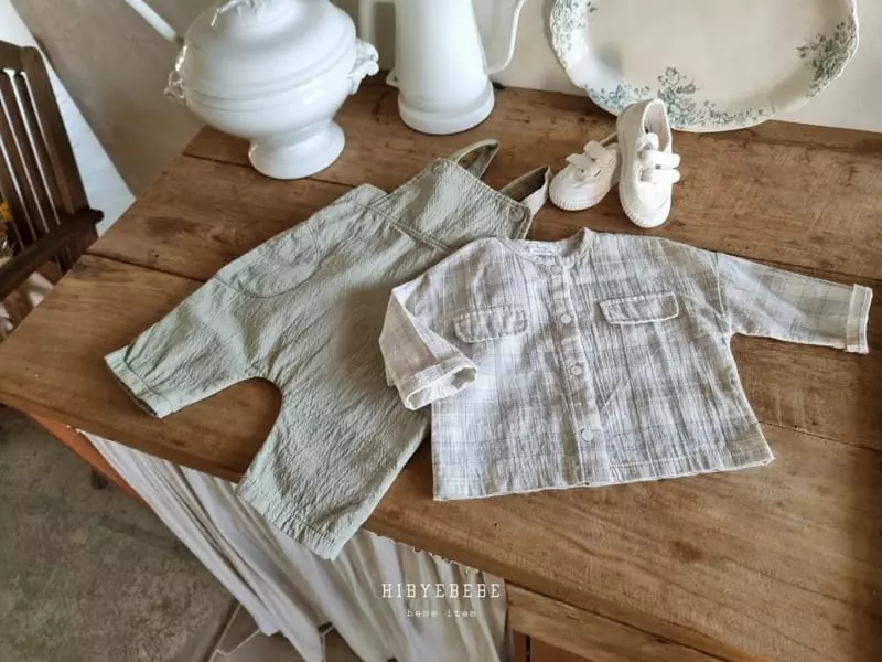 Hi Byebebe - Korean Baby Fashion - #babywear - Check Shirt - 6