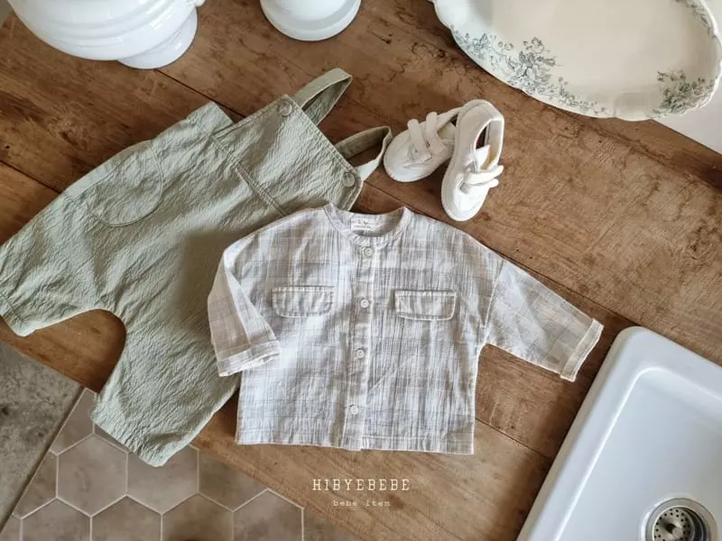 Hi Byebebe - Korean Baby Fashion - #onlinebabyboutique - Check Shirt - 7