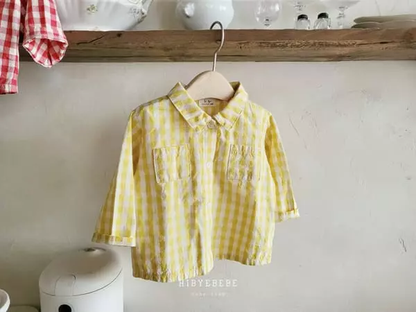 Hi Byebebe - Korean Baby Fashion - #onlinebabyboutique - Check Shirt - 6