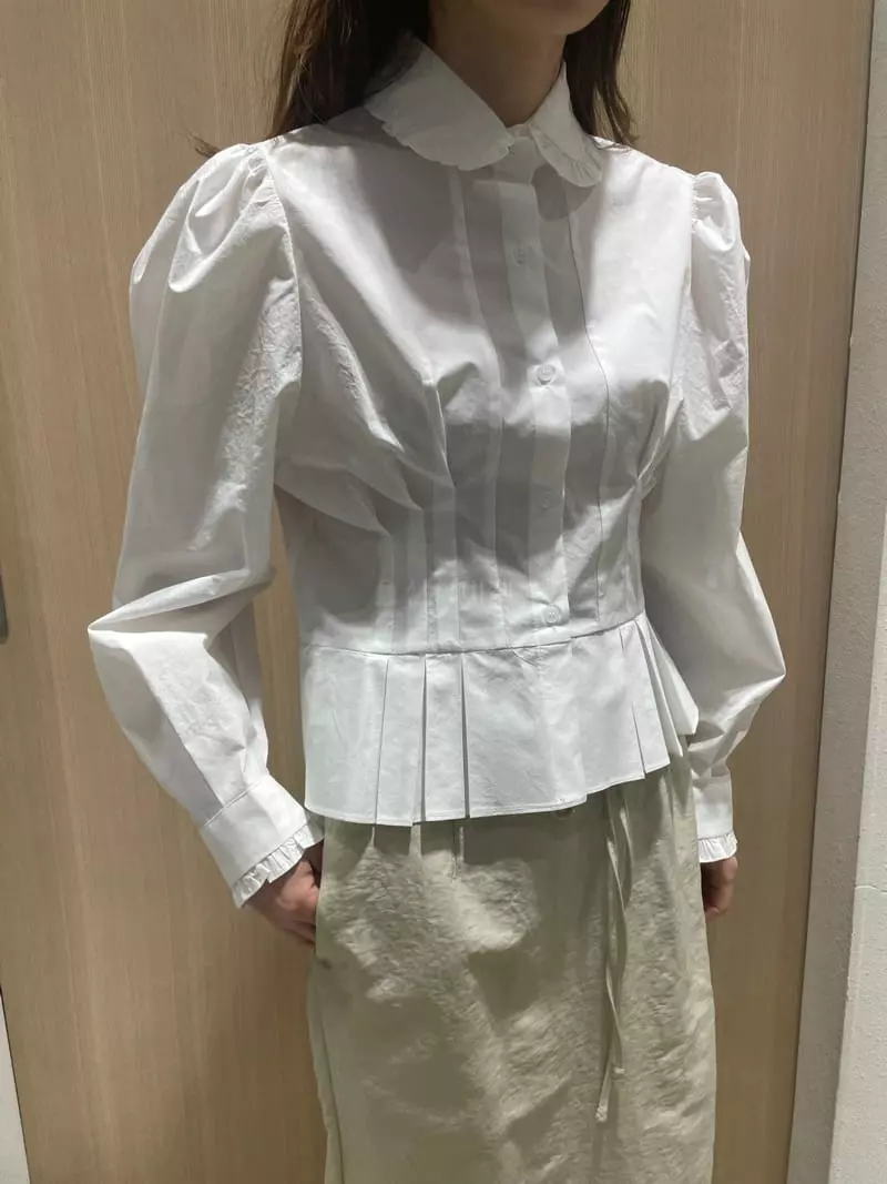 Hue - Korean Women Fashion - #vintagekidsstyle - Roro Blouse - 3
