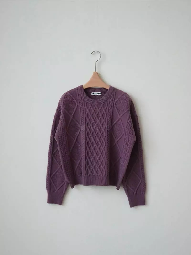 Imagine - Korean Women Fashion - #momslook - Diva Knit Tee