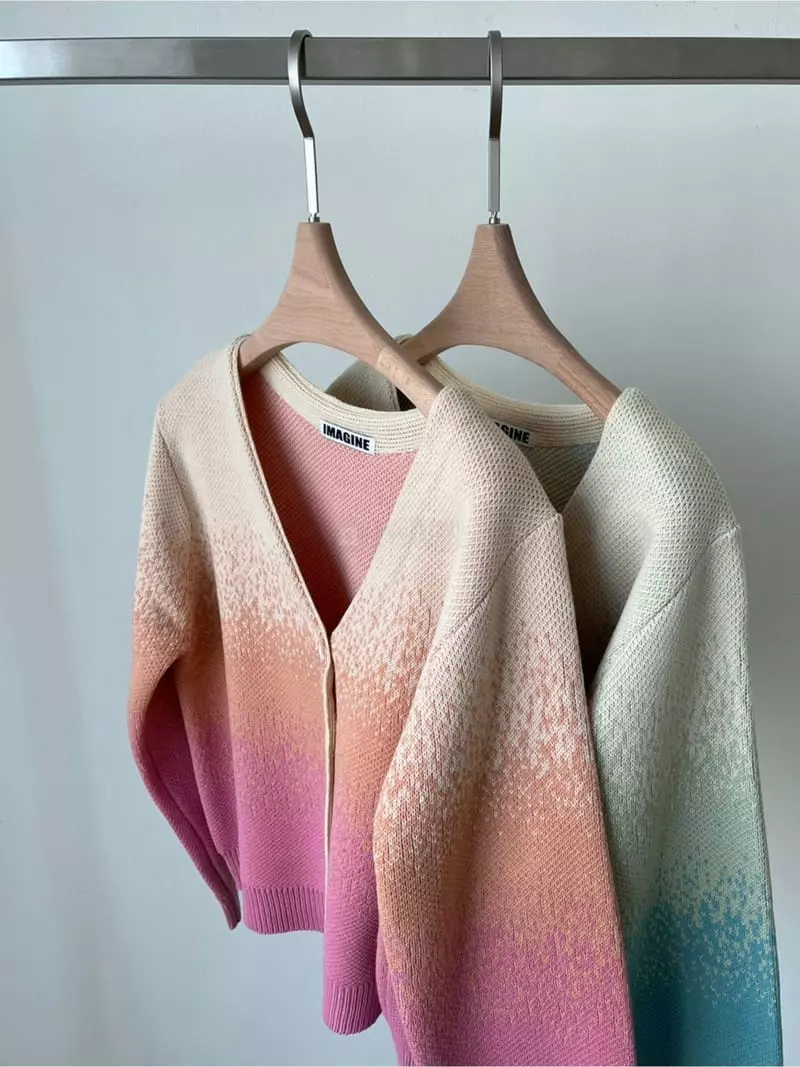 Imagine - Korean Women Fashion - #vintagekidsstyle - Gri Cardigan - 4