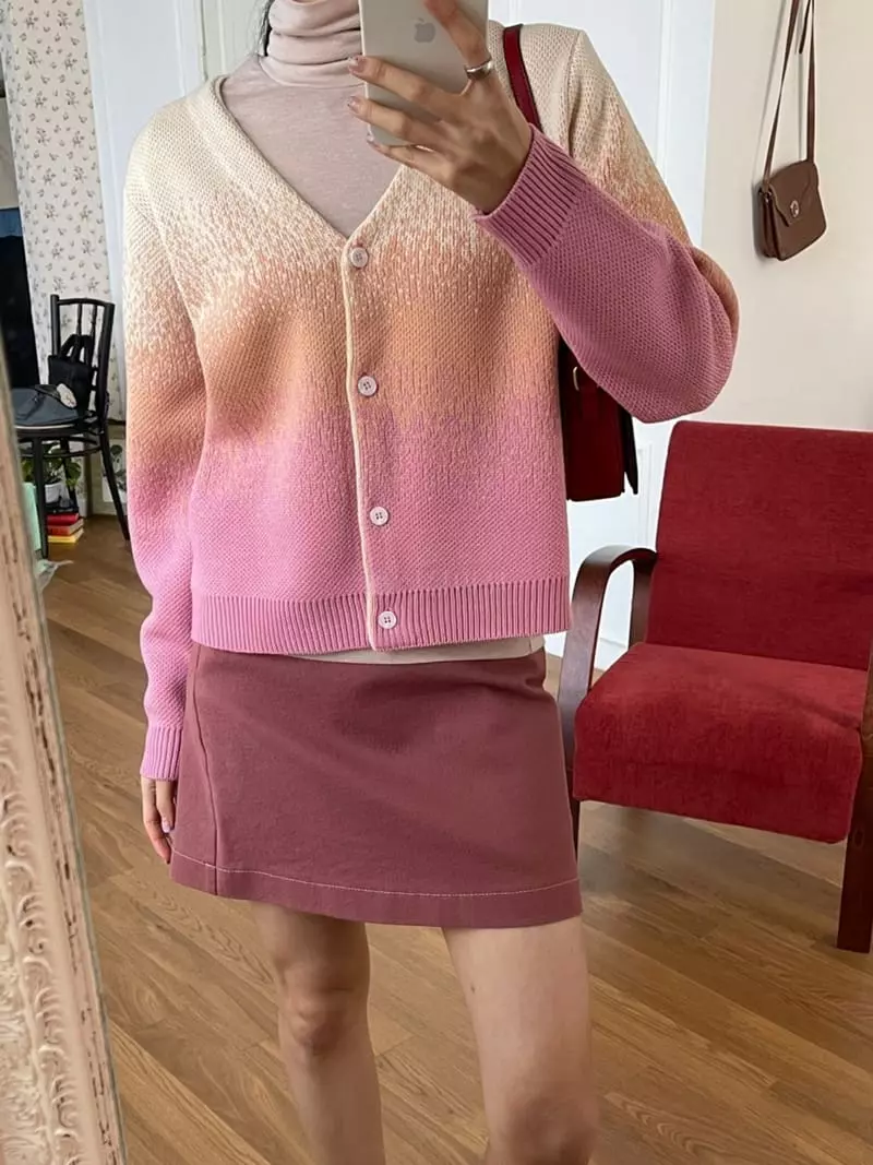 Imagine - Korean Women Fashion - #vintagekidsstyle - Gri Cardigan - 3