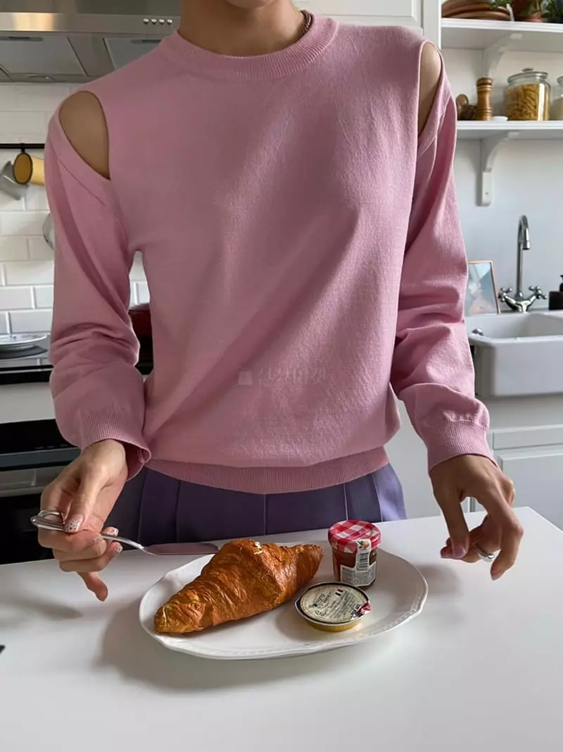 Imagine - Korean Women Fashion - #womensfashion - Holy Knit Tee
