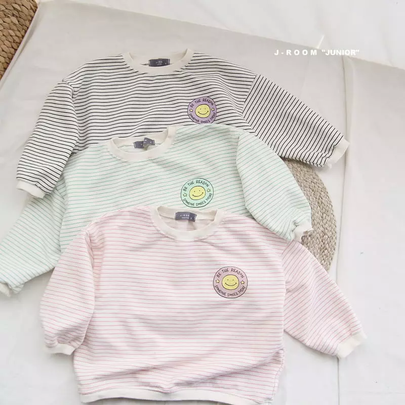 J-Room - Korean Children Fashion - #childofig - Circle Daily Stripes Sweatshirt - 8