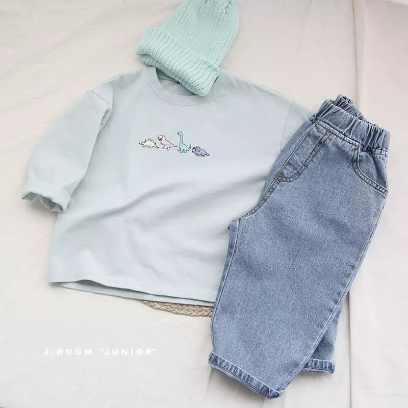 J-Room - Korean Children Fashion - #childofig - Dino Tee - 5