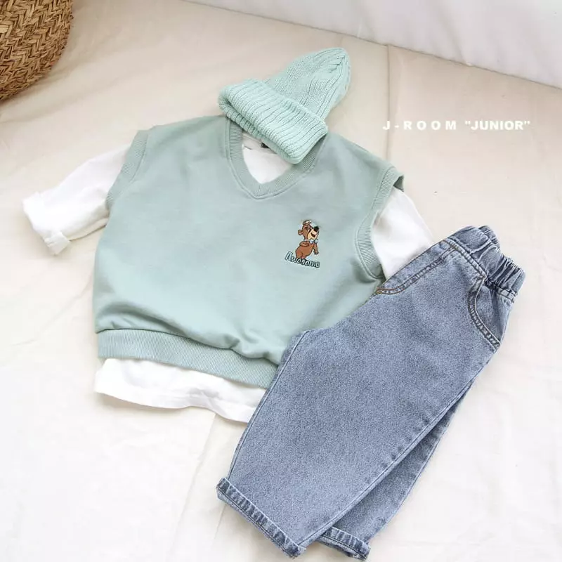 J-Room - Korean Children Fashion - #childrensboutique - Baggy Jeans - 4